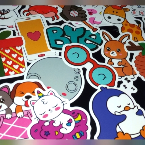 3/$15 NEW! Variety Pack of Stickers 10-15 Count - Picture 1 of 8
